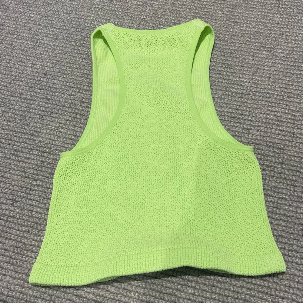 Zara Seamless Halter Top in Sea Green (XS/S) - Picture 7 of 8